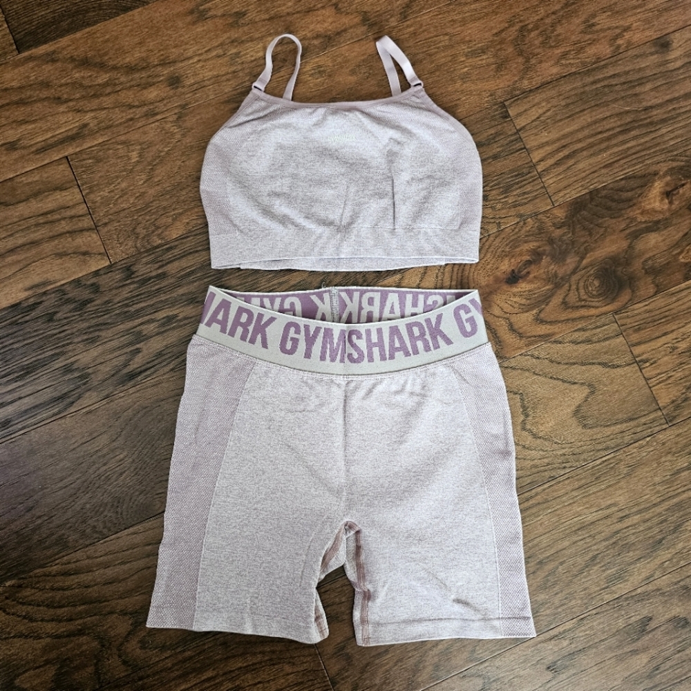 Gymshark sports bra and shorts set